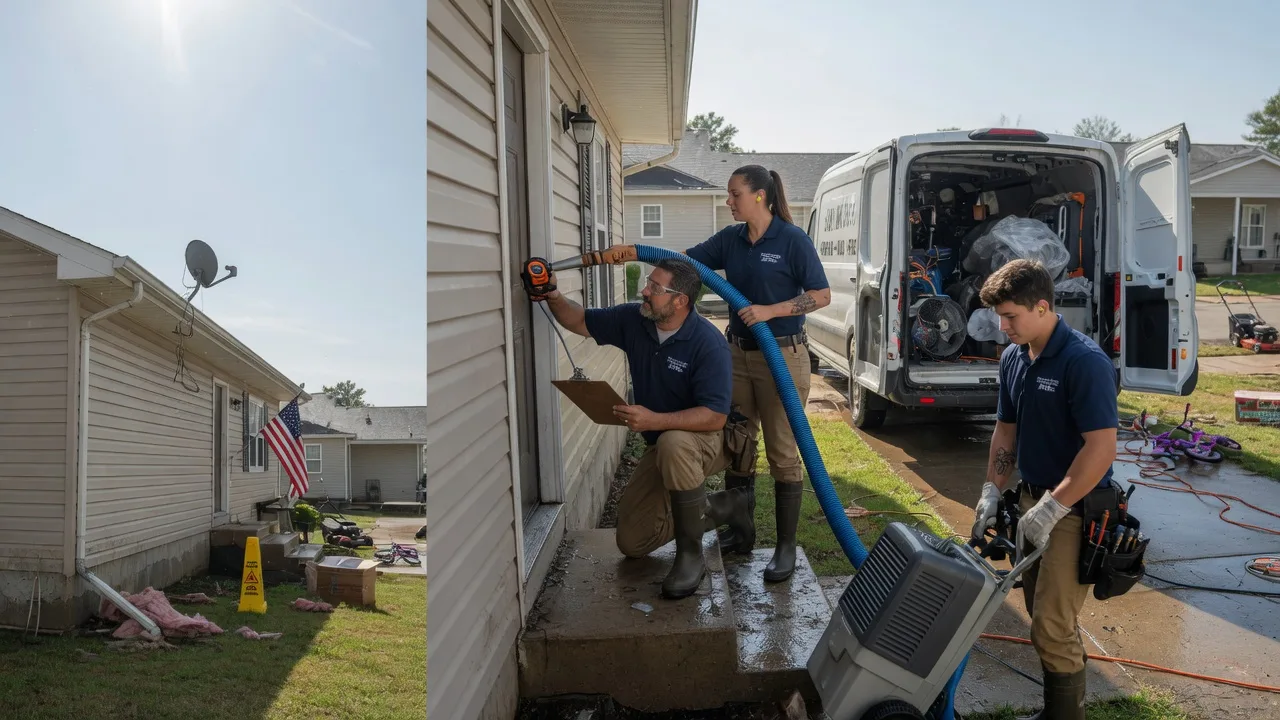 Ceiling Water Damage Restoration in Evangeline, LA near me